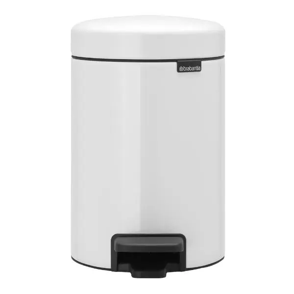NewIcon pedalbøtte 3L hvit