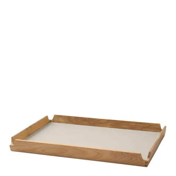 Airy teak brett medium 28x36 cm nupo oyster white