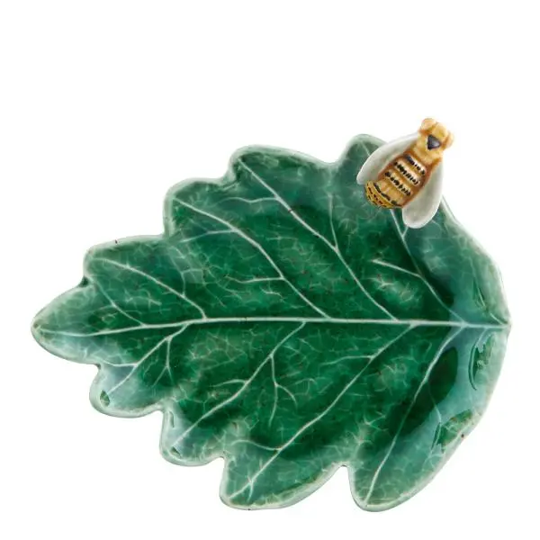 Countryside Leaves skål 13,7x11,4 cm bie grønn