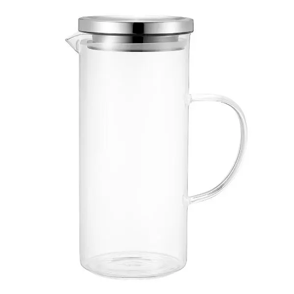 Kay glassmugge med stållokk 1,3L