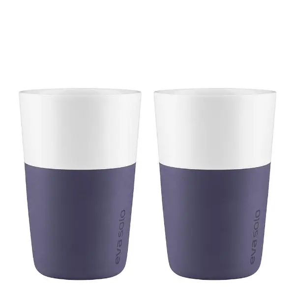 Caffé Latte krus 36 cl 2 stk violet