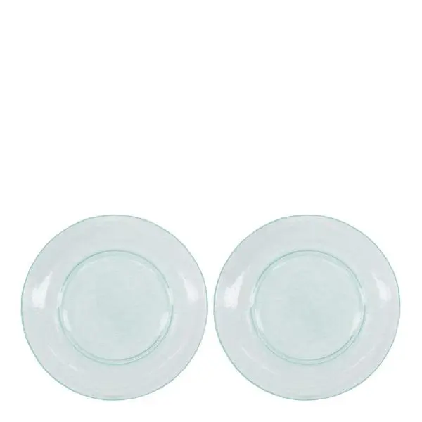 Rain tallerken 27 cm 2 stk aqua