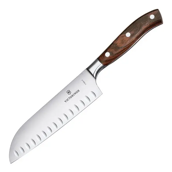 Grand Maitre santokukniv m/luftlommer 17 cm lønn
