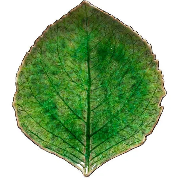Riviera asjett hortensia 17x15 cm grønn/svart