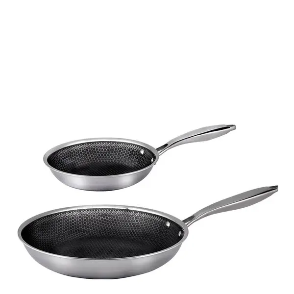 Santo stekepannesett 20+28 cm stål/svart