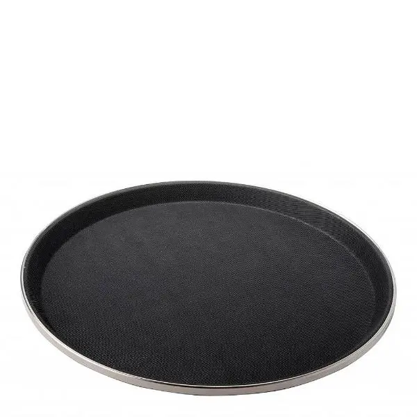 Sigrid serveringsbrett antiskli 35,5 cm svart