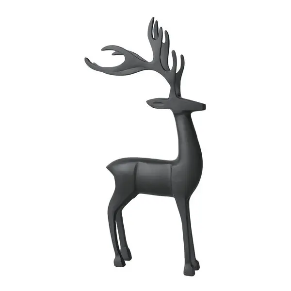 Christmas Chic Rådyr 44 cm svart