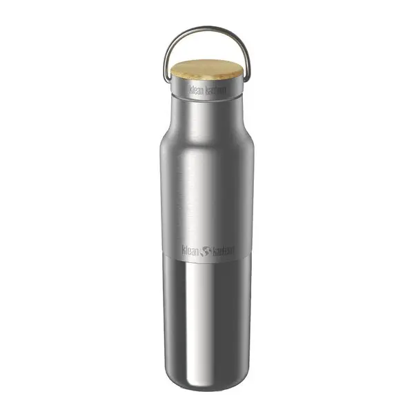 Insulated Reflect termoflaske 0,35L med bambuslokk børstet stål
