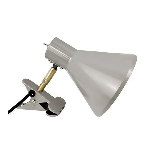 Sleep vegglampe med klemme 16 cm beige