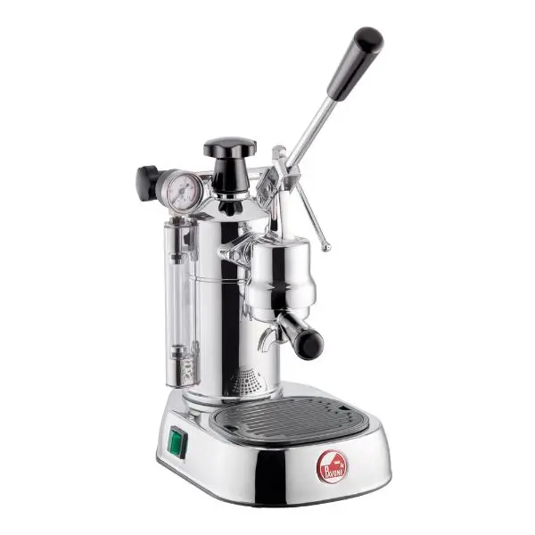 Lever manuell espressomaskin 0,8L professional lusso stål