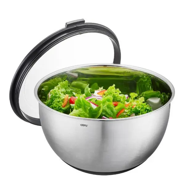 Muovo bolle m/lokk 4,5L/24 cm stål
