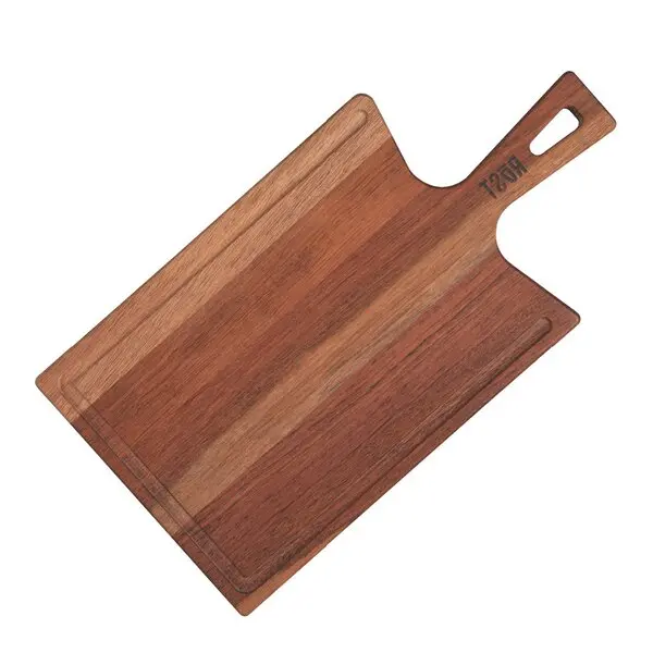 Wooden board skjære- og serveringsfjøl 40x21 cm brun