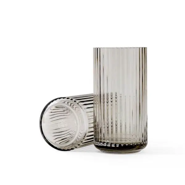 Vase h20,5 cm smoke
