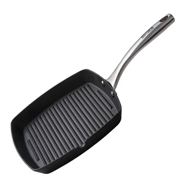 Grillpanne i støpejern 24 cm
