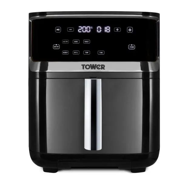 Airfryer T17101 m/damp 7L svart