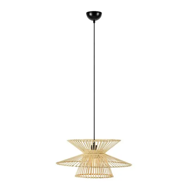 Duplici taklampe 57 cm natur