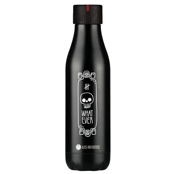 Bottle Up Design Design termoflaske 0,5L svart/hvit whatever