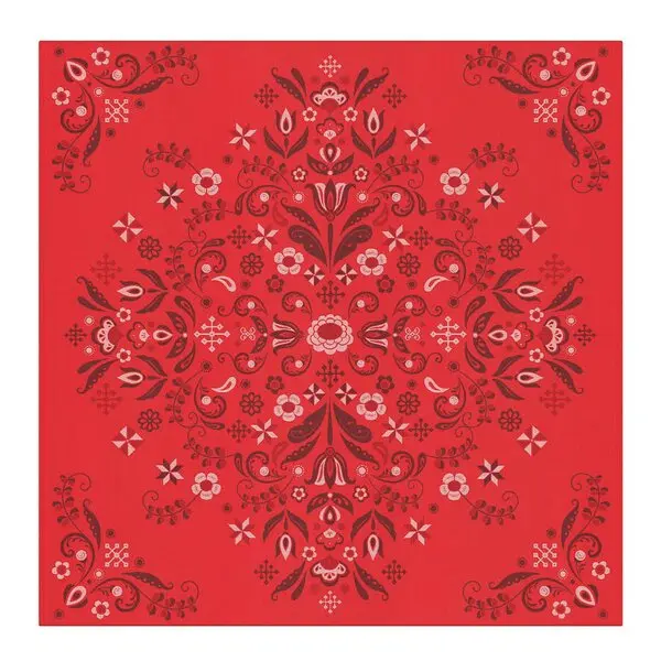 Torplyckan duk 145x145 cm rød