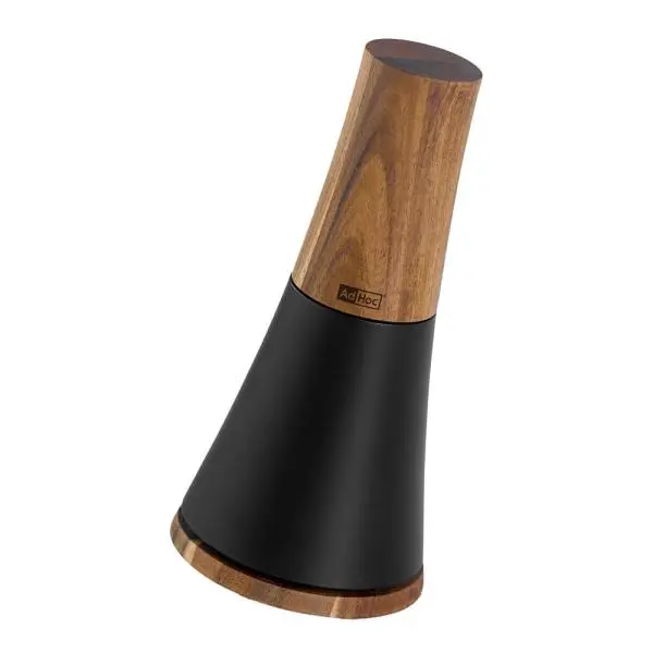 Spin krydderkvern H 18,5 cm brun/svart