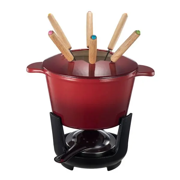 Stenfors fondue sett 1,53L rød/multi