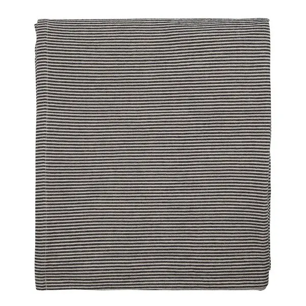 Block duk 150x150 cm sand/svart