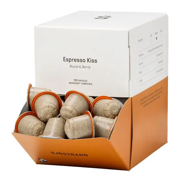 Espresso Kiss kaffekapsler 100 stk