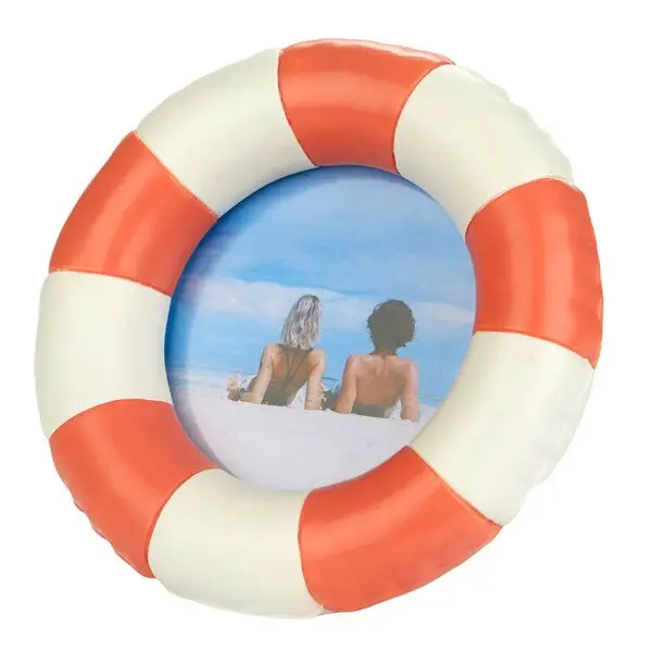 Floats fotoramme 17,2 cm rød/hvit