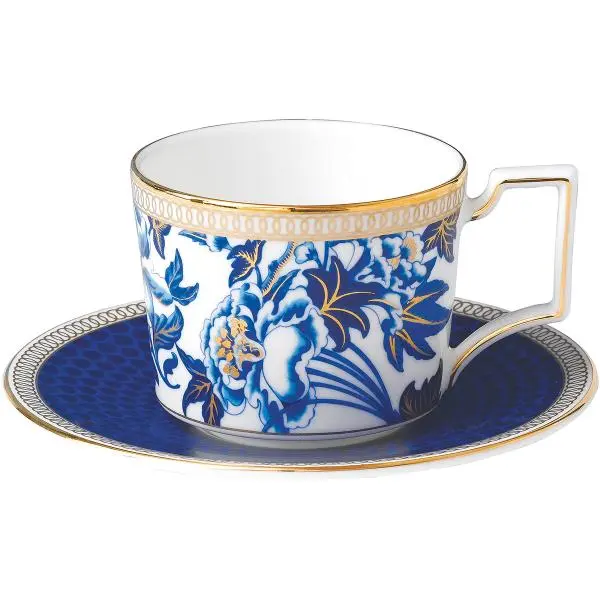 Hibiscus kaffekopp & asjett