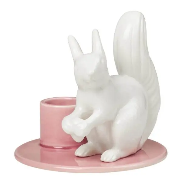 Sweet Stories Large Squirrel lysestake 8,5 cm Blush