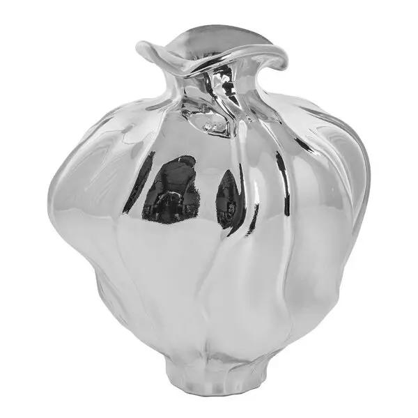 Celeste vase 25 cm sølv
