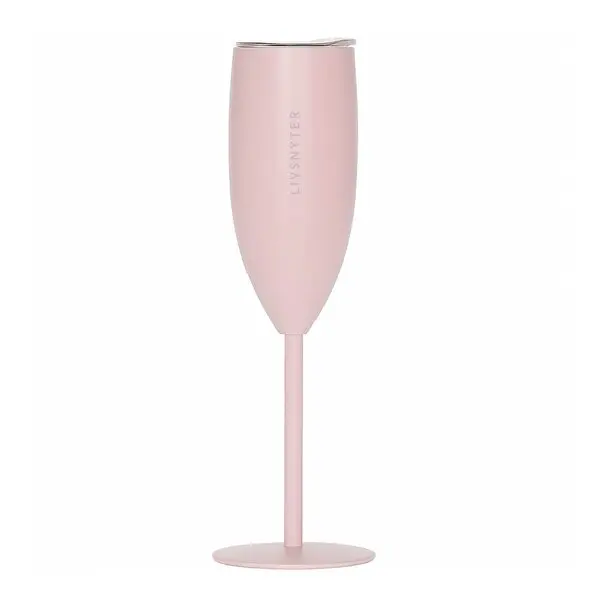 Termo champagneglass LIVSNYTER 12 cl dus rosa