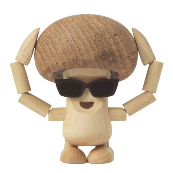 Woodies Marvin Mushroom trefigur 8,5 cm lønn