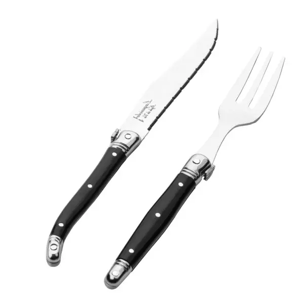 Bestikksett mini 12 stk svart