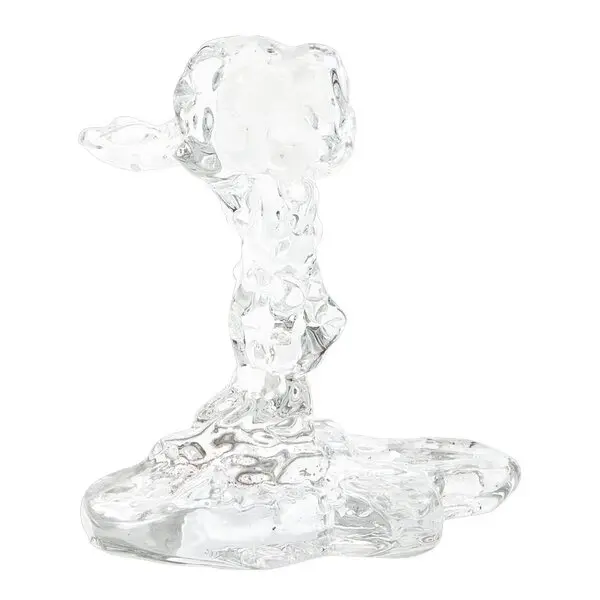 Drip lysestake i glass 14 cm klar