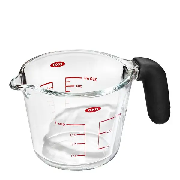 Målebeger 0,25L glass