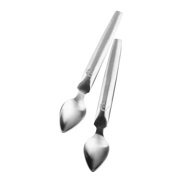 Quenelleskje S 18 cm 2 stk sølv matt