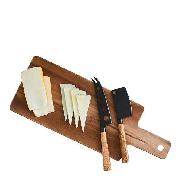 Santo ostesett m/2 kniver og skjærebrett