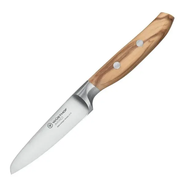 Amici skrellekniv 9 cm oliventre