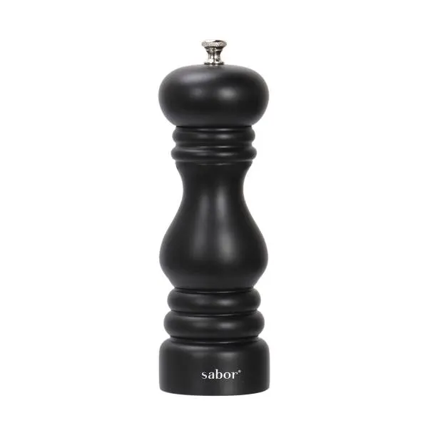 Saltkvern 20 cm matt svart