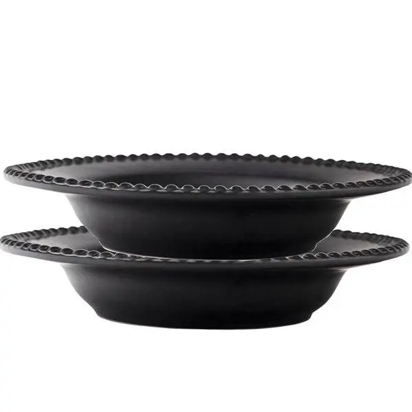 Daria suppetallerken 26 cm 2 stk ink black