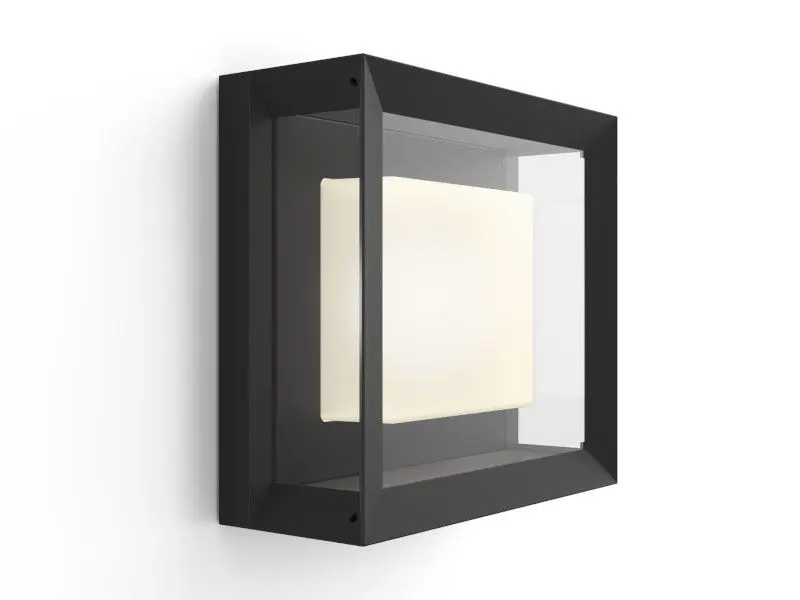 Philips Hue Econic - Vegglampe - LED-lyspære - 15 W (ekvivalent 79 W) - klasse A - 2000-6500 K