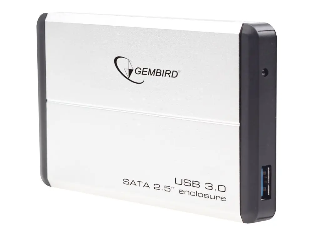Gembird - Lagringspakke - 2,5" - SATA 3Gb/s - USB 3.0 - sølv