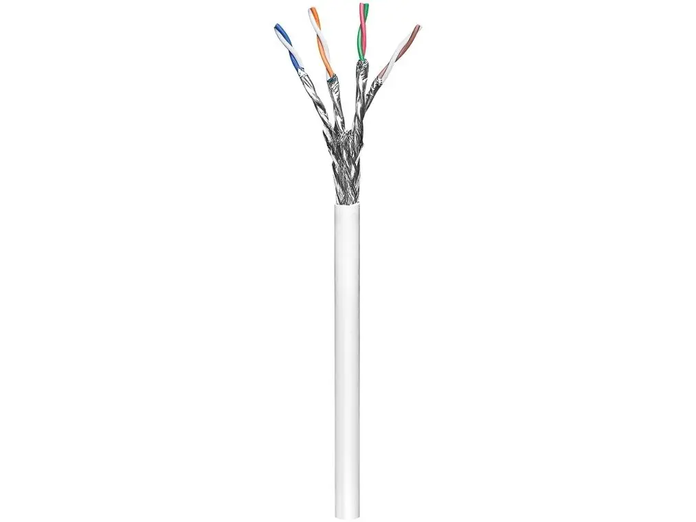 Goobay 94218, 305 m, Cat6, S/FTP (S-STP), Hvit