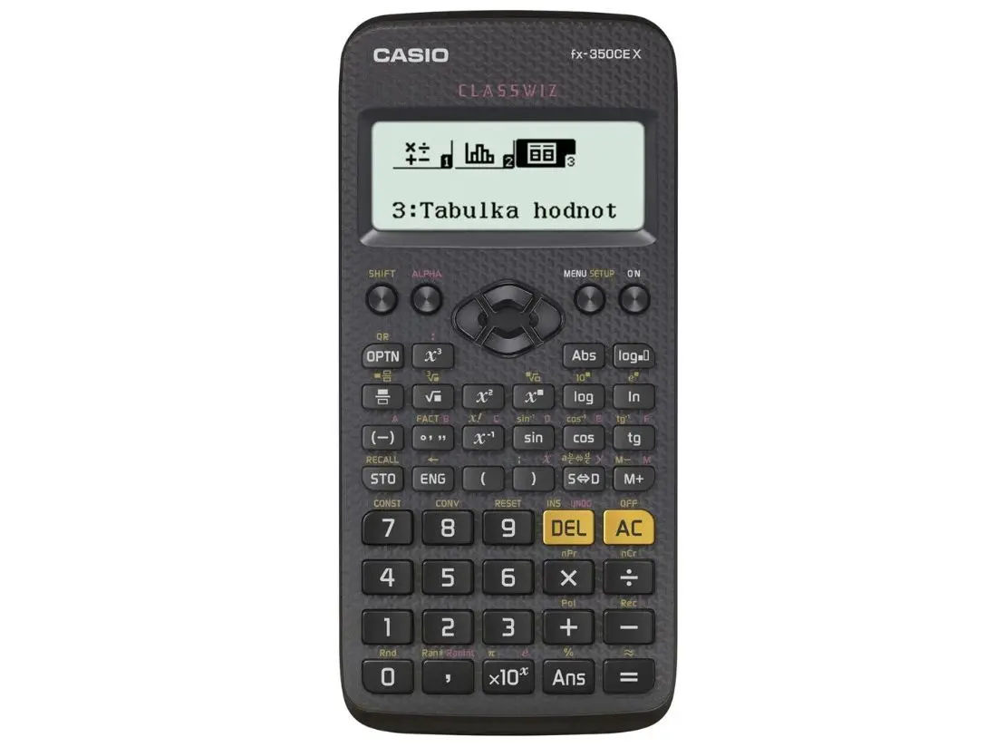 Casio FX-350CE X, Desktop, Vitenskaplig, Batteri, Sort
