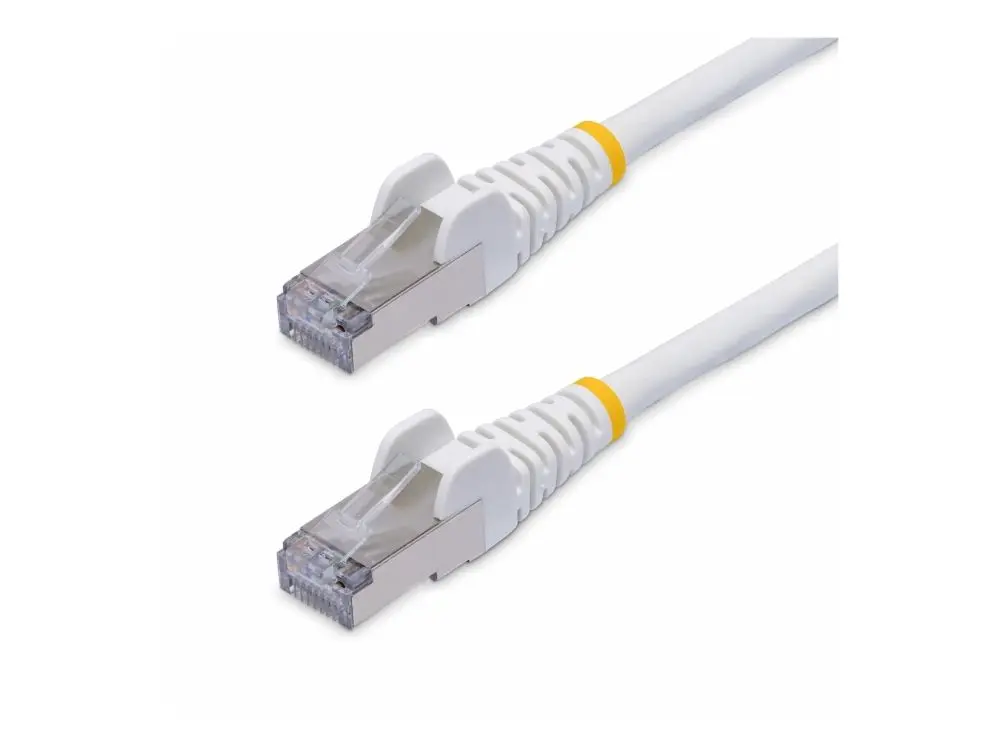 StarTech.com 1m White CAT8 Ethernet Cable, Snagless, S/FTP, 25G/40G - Koblingskabel - RJ-45 (hann) til RJ-45 (hann) - 1 m - 5.6 mm - S/FTP - CAT 5/5e/6/6a/8 - IEEE 802.3bt/IEEE 802.3ba