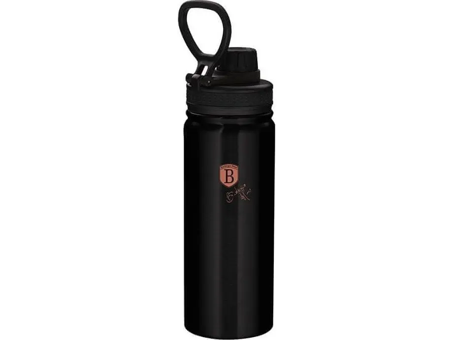 SPORTOWA Buteliukas TERMICZNA 540ML BERLINGER HAUS Juodas ROSE BH-7758