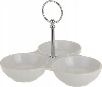 Koopman Trippel serveringsskål for snacks 20x15 cm
