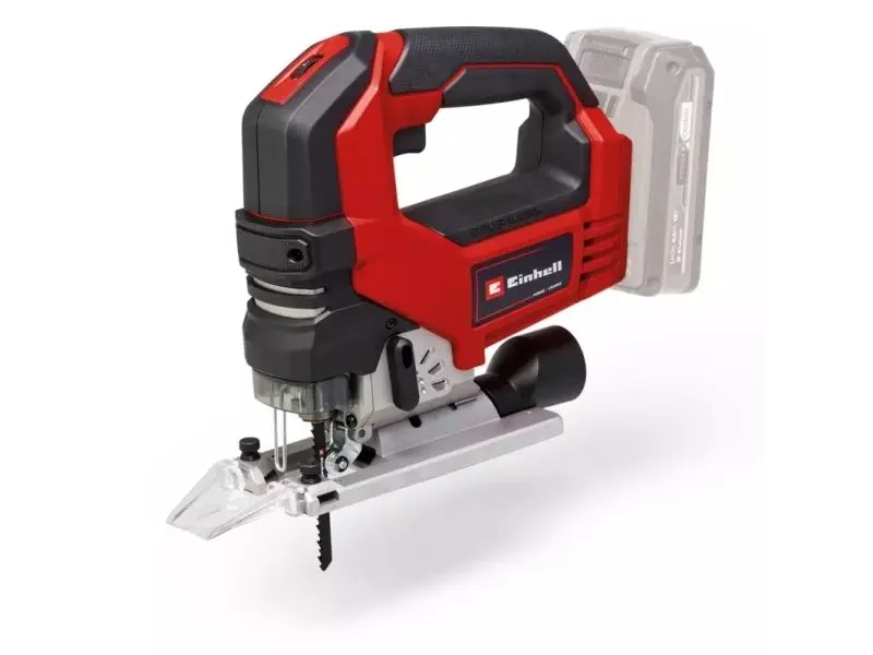 Einhell TP-JS 18/135 Li BL - Solo, Toppgrep, Sort, Rød, 45°, Plast, Stål, Tre, 3500 spm, 13,5 cm
