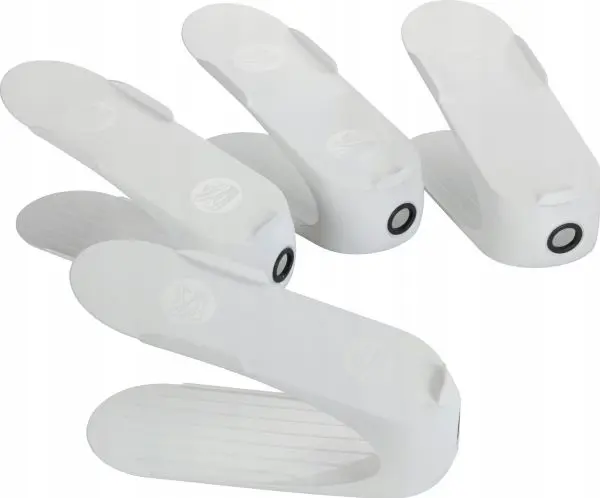 Wenko Shoe organizer hvit, sett med 4 organizers, WENKO