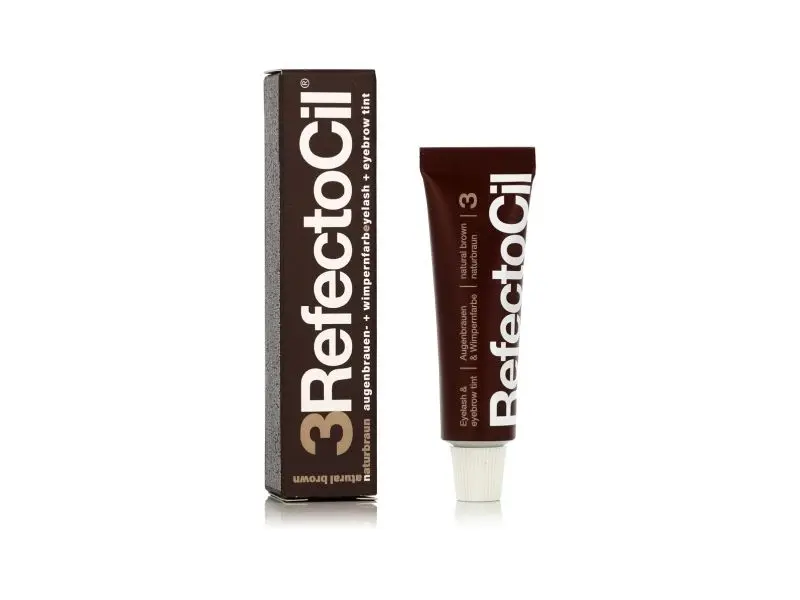 REFECTOCIL farge for øyevipper og øyenbryn henna 3 Natural Brown 15 ml